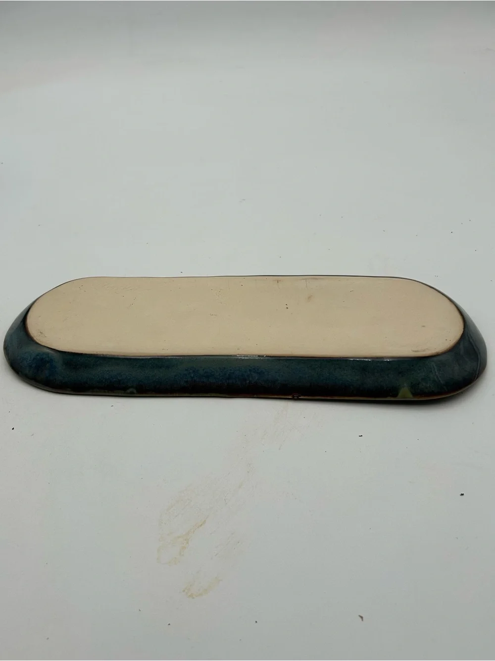 Studio Pottery Sea Turtle Serving Tray / Trinket Tray